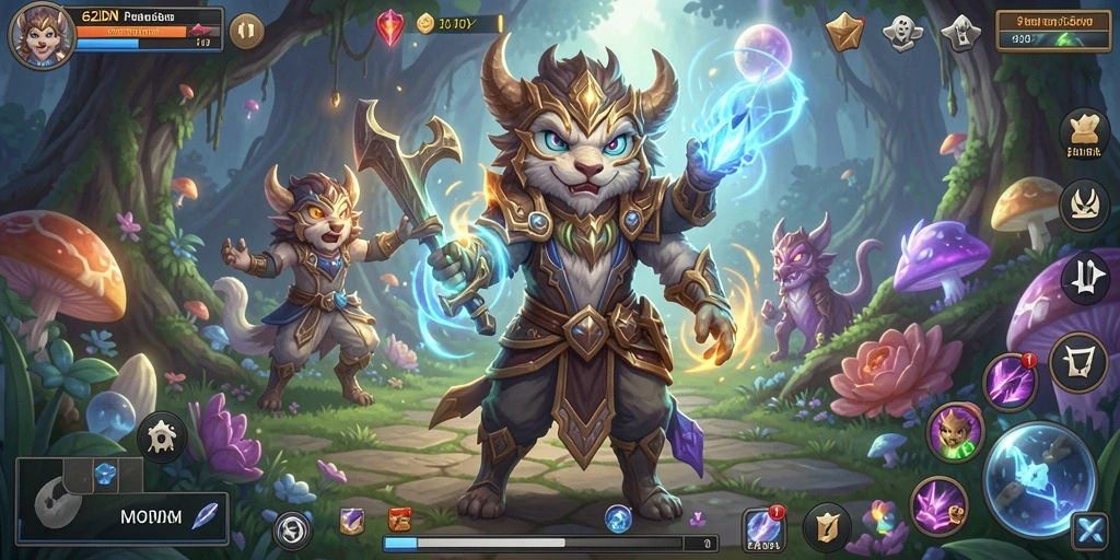Tangkapan layar menampilkan aksi seru dalam game petualangan 62IDN.