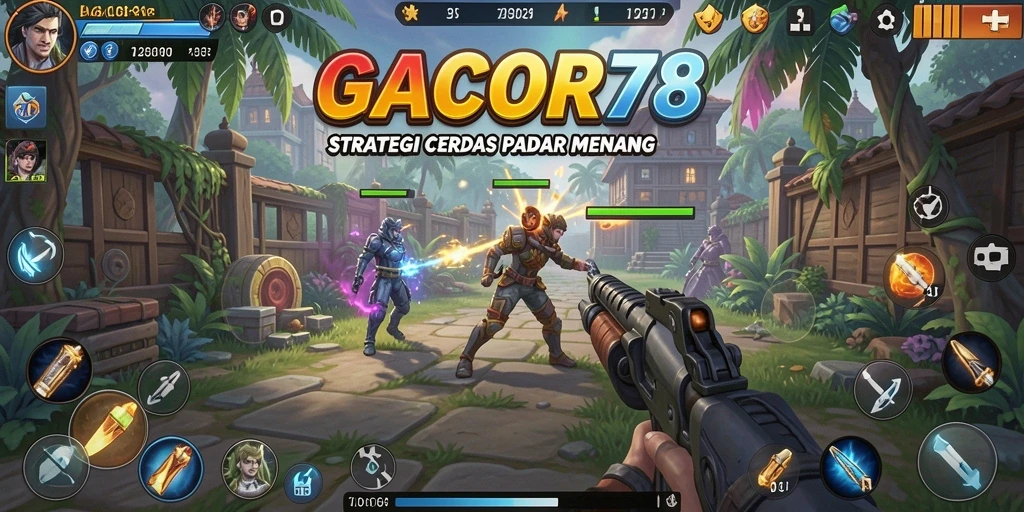 Tampilan gameplay seru GACOR78 dengan berbagai strategi.