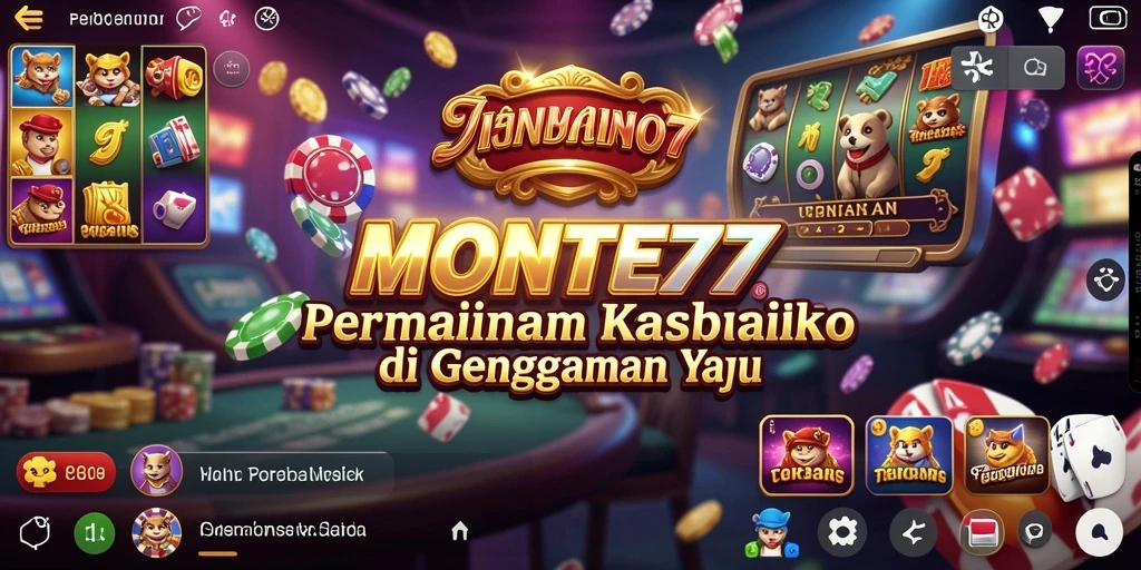 Gameplay seru di MONTE77 dengan berbagai permainan Kasino menarik.