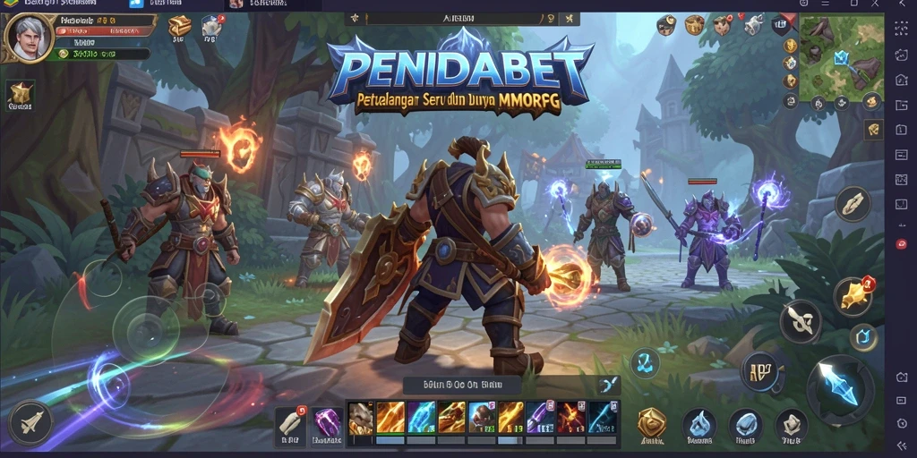 Tangkapan layar gameplay PENIDABET menampilkan aksi mendebarkan dalam dunia MMORPG.