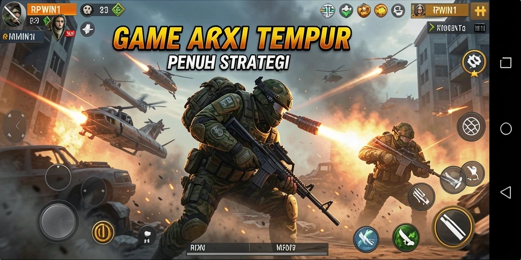 Tangkapan layar dari gameplay RPWIN1 menampilkan aksi pertempuran yang mendebarkan.