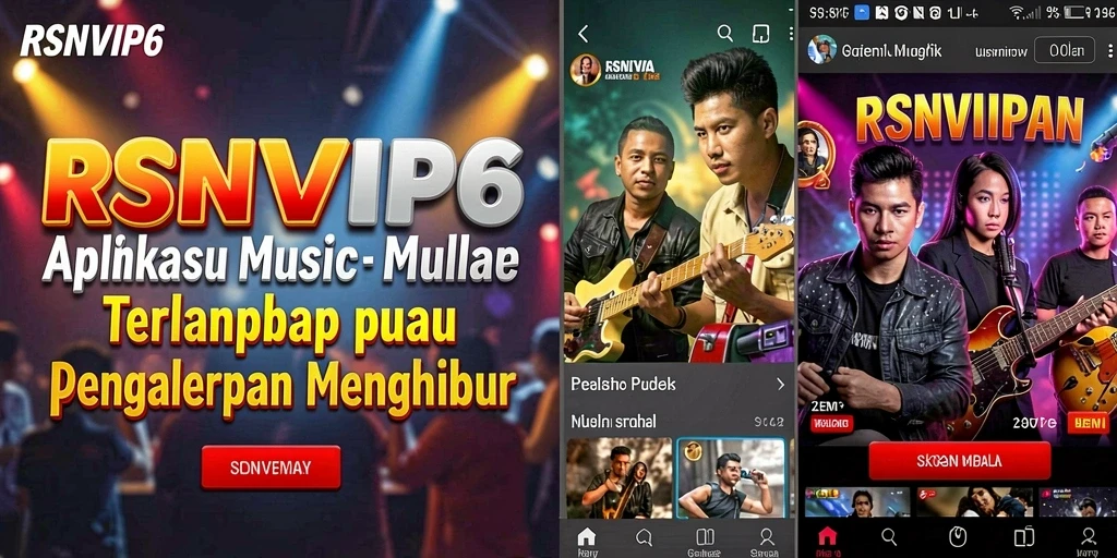 Screenshot RSNVIP6 menampilkan pengguna yang asyik bernyanyi dengan latar belakang musik.