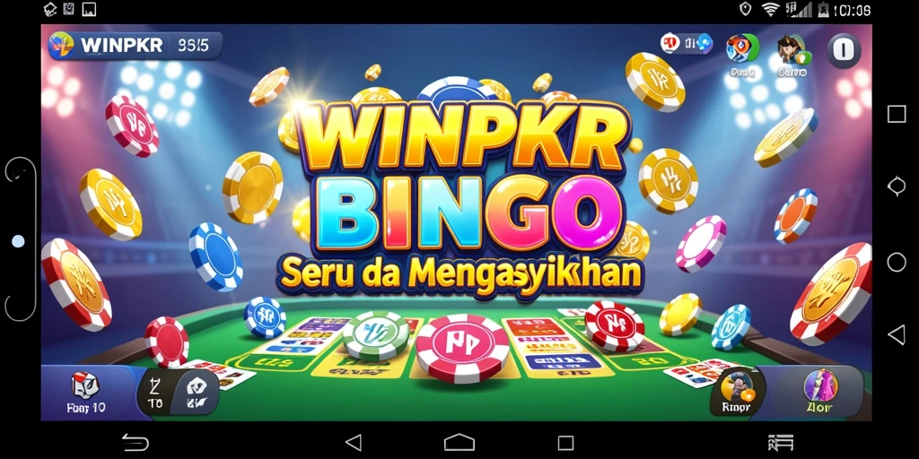 Tampilan gameplay WINPKR yang menarik saat bermain Bingo.