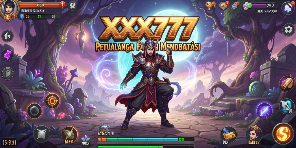 Tampilan menakjubkan dari gameplay XXX777 yang seru.
