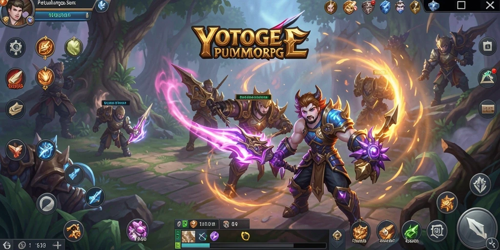 Screenshot gameplay YOTOGEL menampilkan petualangan seru di dunia MMORPG.